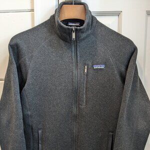 Men's Patagonia Better Sweater Jacket, Black, Small, Full Zip